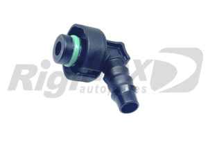 CONECTOR DE PLASTICO A 90º MACHO DE 12 MM PARA POLIAMIDA DE 11X8 MM MODELO VOLKSWAGEN/CUMMINS/FORD